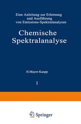 Seith / Ruthardt |  Chemische Spektralanalyse | eBook | Sack Fachmedien