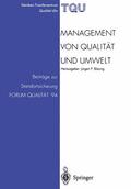 Bläsing |  Management von Qualität und Umwelt | Buch |  Sack Fachmedien