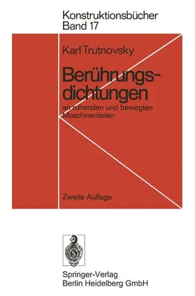 Trutnovsky |  Berührungsdichtungen | Buch |  Sack Fachmedien