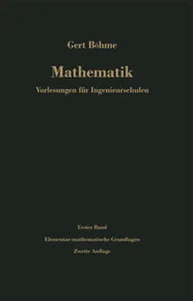 Böhme |  Vorlesungen für Ingenieurschulen | eBook | Sack Fachmedien