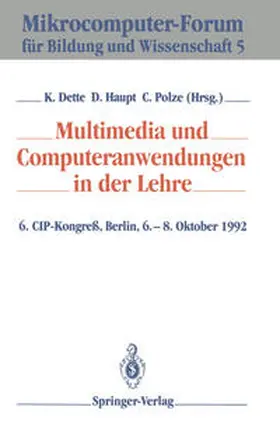 Dette / Haupt / Polze | Multimedia und Computeranwendungen in der Lehre | E-Book | www.sack.de