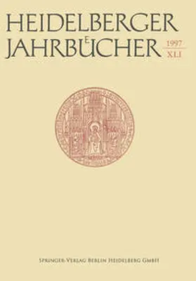 Kiesel |  Heidelberger Jahrbücher | eBook | Sack Fachmedien