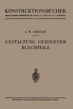 Oehler |  Gestaltung gezogener Blechteile | eBook | Sack Fachmedien