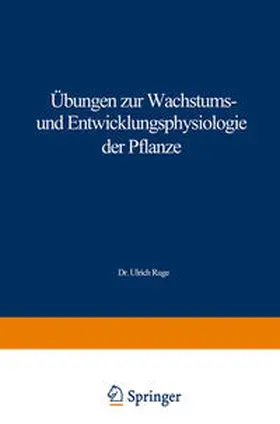 Ruge |  Übungen zur Wachstums- und Entwicklungsphysiologie der Pflanze | eBook | Sack Fachmedien