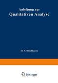 Schmidt / Gadamer |  Anleitung zur Qualitativen Analyse | Buch |  Sack Fachmedien