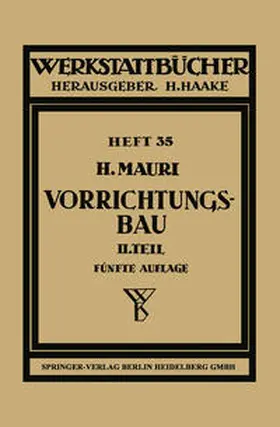 Mauri |  Der Vorrichtungsbau | eBook | Sack Fachmedien