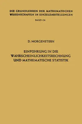 Morgenstern |  Einführung in die Wahrscheinlichkeitsrechnung und mathematische Statistik | eBook | Sack Fachmedien