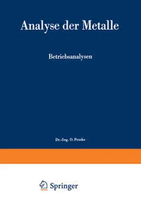  Analyse der Metalle | eBook | Sack Fachmedien