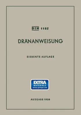 Dränanweisung | Buch | 978-3-662-01477-6 | www.sack.de