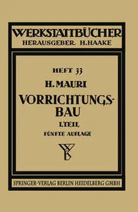 Mauri |  Der Vorrichtungsbau | eBook | Sack Fachmedien