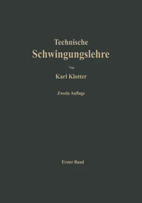 Klotter |  Einfache Schwinger und Schwingungsmeßgeräte | eBook | Sack Fachmedien