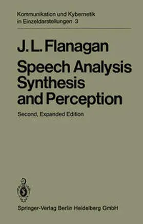 Flanagan |  Speech Analysis Synthesis and Perception | eBook | Sack Fachmedien