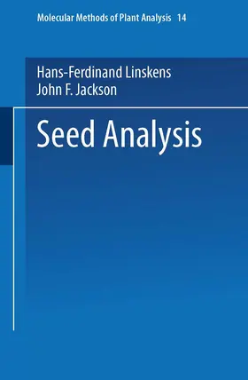 Linskens / Jackson |  Seed Analysis | Buch |  Sack Fachmedien