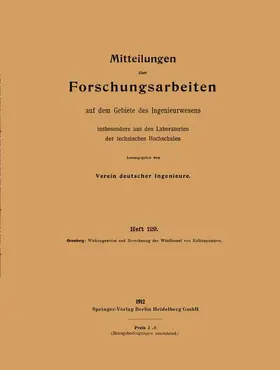 Gramberg |  Wirkungsweise und Berechnung der Windkessel von Kolbenpumpen | Buch |  Sack Fachmedien