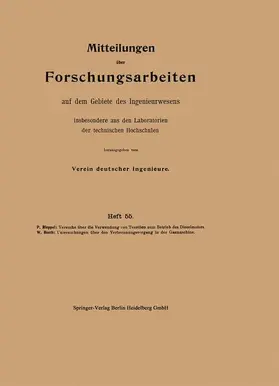 Borth / Rieppel |  Mittteilungen über Forschungsarbeiten auf dem Gebiete des Ingenieurwesens | Buch |  Sack Fachmedien
