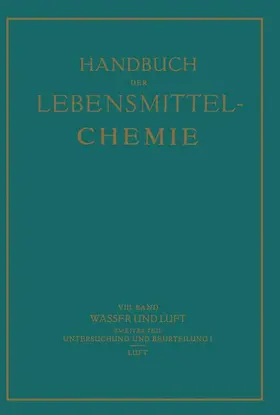 Bleyer / Souci |  Wasser und Luft | Buch |  Sack Fachmedien