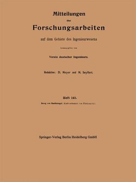 Hanffstengel | Kraftverbrauch von Fördermitteln | Buch | 978-3-662-01788-3 | sack.de