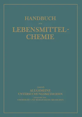 Bömer / Juckenack / Tillmans |  Allgemeine Untersuchungsmethoden | Buch |  Sack Fachmedien