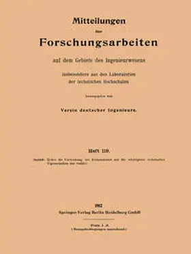 Seyrich | Ueber die Einwirkung des Ziehprozesses auf die wichtigsten technischen Eigenschaften des Stahles | E-Book | www.sack.de