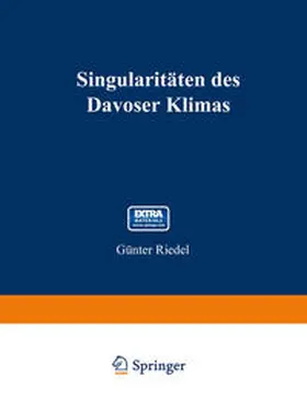 Riedel |  Singularitäten des Davoser Klimas | eBook | Sack Fachmedien