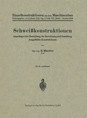 Hänchen |  Schweißkonstruktionen | eBook | Sack Fachmedien