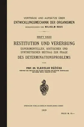 Ruzicka |  Restitution und Vererbung | eBook | Sack Fachmedien