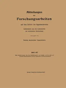 Krey | Modellversuche über den Schiffahrtsbetrieb auf Kanälen und die dabei auftretende Wechselwirkung zwischen Kanalschiff und Kanalquerschnitt | E-Book | www.sack.de