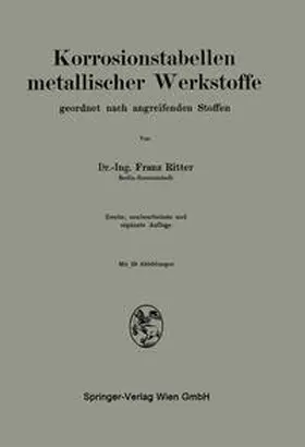 Ritter |  Korrosionstabellen metallischer Werkstoffe | eBook | Sack Fachmedien