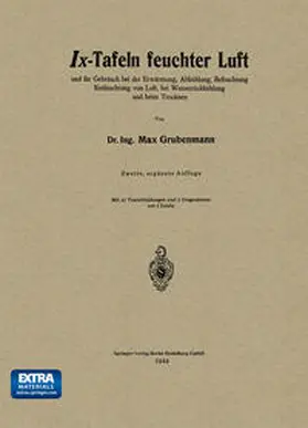 Grubenmann |  Ix-Tafeln feuchter Luft | eBook | Sack Fachmedien