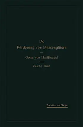 Hanffstengel | Die Förderung von Massengütern | E-Book | www.sack.de