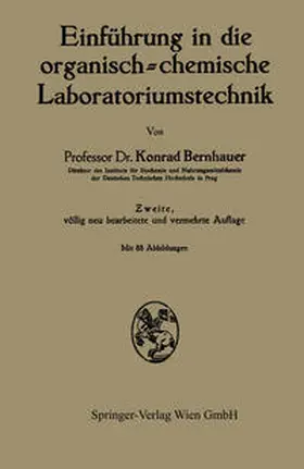 Bernhauer |  Einführung in die organisch-chemische Laboratoriumstechnik | eBook | Sack Fachmedien