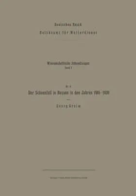 Greim |  Der Schneefall in Hessen in den Jahren 1901-1930 | eBook | Sack Fachmedien