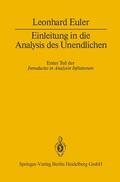 Euler |  Einleitung in die Analysis des Unendlichen | Buch |  Sack Fachmedien