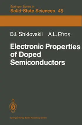 Shklovskii / Efros | Electronic Properties of Doped Semiconductors | E-Book | www.sack.de