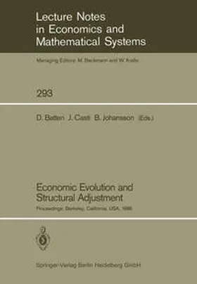 Batten / Casti / Johansson |  Economic Evolution and Structural Adjustment | eBook | Sack Fachmedien