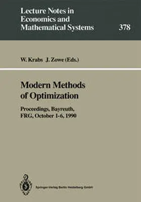 Krabs / Zowe |  Modern Methods of Optimization | eBook | Sack Fachmedien