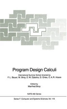 Broy | Program Design Calculi | E-Book | sack.de