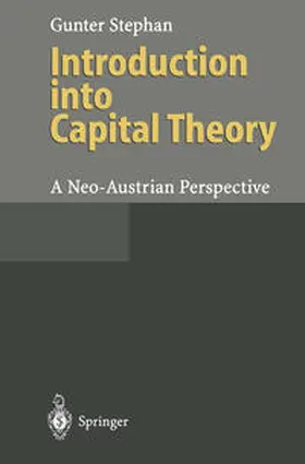 Stephan |  Introduction into Capital Theory | eBook | Sack Fachmedien