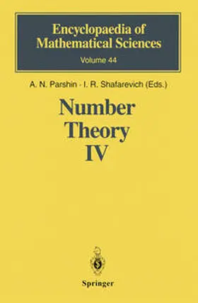 Parshin / Shafarevich | Number Theory IV | E-Book | www.sack.de