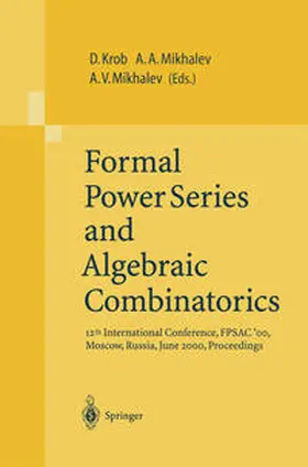 Krob / Mikhalev | Formal Power Series and Algebraic Combinatorics | E-Book | sack.de