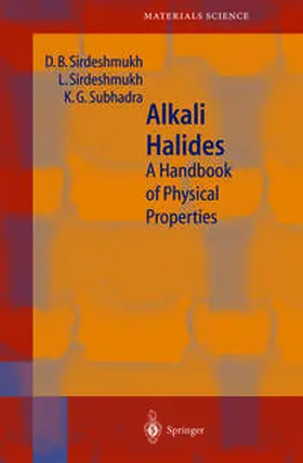 Sirdeshmukh / Subhadra |  Alkali Halides | eBook | Sack Fachmedien