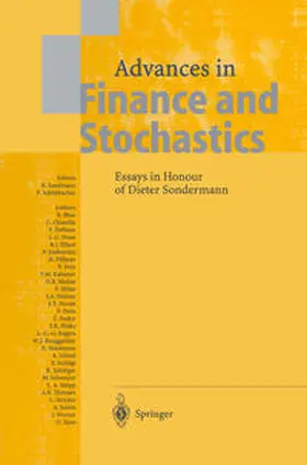 Sandmann / Schönbucher | Advances in Finance and Stochastics | E-Book | sack.de