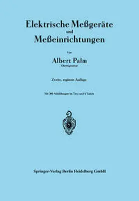Palm |  Elektrische Meßgeräte und Meßeinrichtungen | eBook | Sack Fachmedien