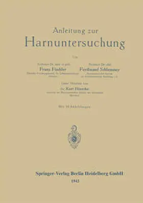 Fischler / Schlemmer | Anleitung zur Harnuntersuchung | E-Book | www.sack.de