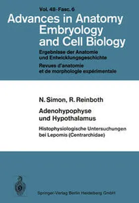 Simon / Reinboth | Adenohypophyse und Hypothalamus Histophysiologische Untersuchungen bei Lepomis (Centrarchidae) | E-Book | sack.de