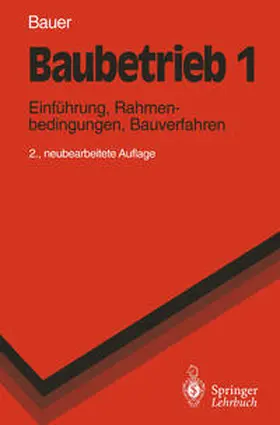 Bauer |  Baubetrieb 1 | eBook | Sack Fachmedien