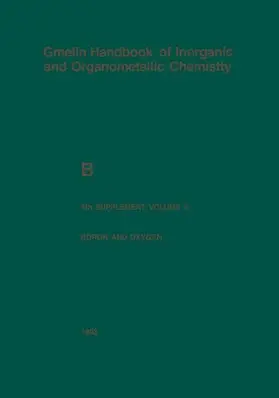Heller / Faust / Niedenzu |  Boron and Oxygen | Buch |  Sack Fachmedien
