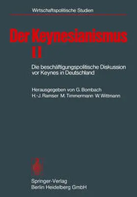 Bombach / Ramser / Timmermann |  Der Keynesianismus II | eBook | Sack Fachmedien