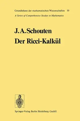 Schouten |  Der Ricci-Kalkül | Buch |  Sack Fachmedien