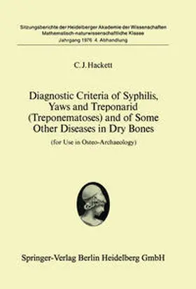 Hacket |  Diagnostic Criteria of Syphilis, Yaws and Treponarid (Treponematoses) and of Some Other Diseases in Dry Bones | eBook | Sack Fachmedien
